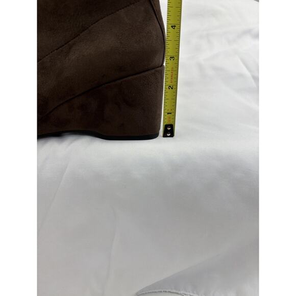 New Aerosoles Women's Anouk Mid Calf Boot Brown Faux Suede Size 7.5 - Picture 9 of 13